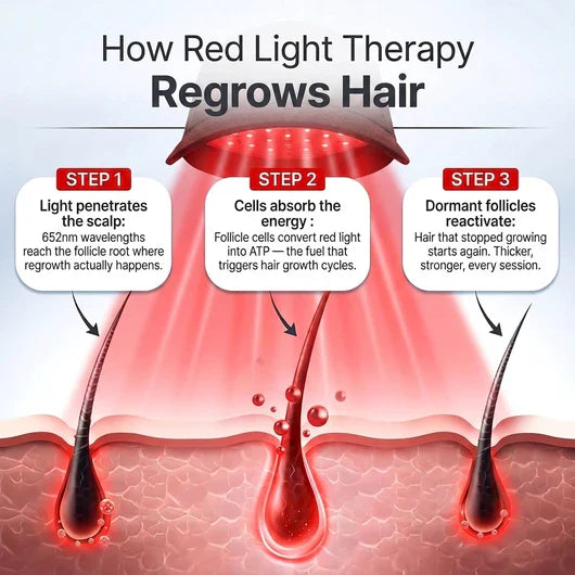 🔥Final 3 Hours – Limited Stock Left🏆Red Light Therapy Cap