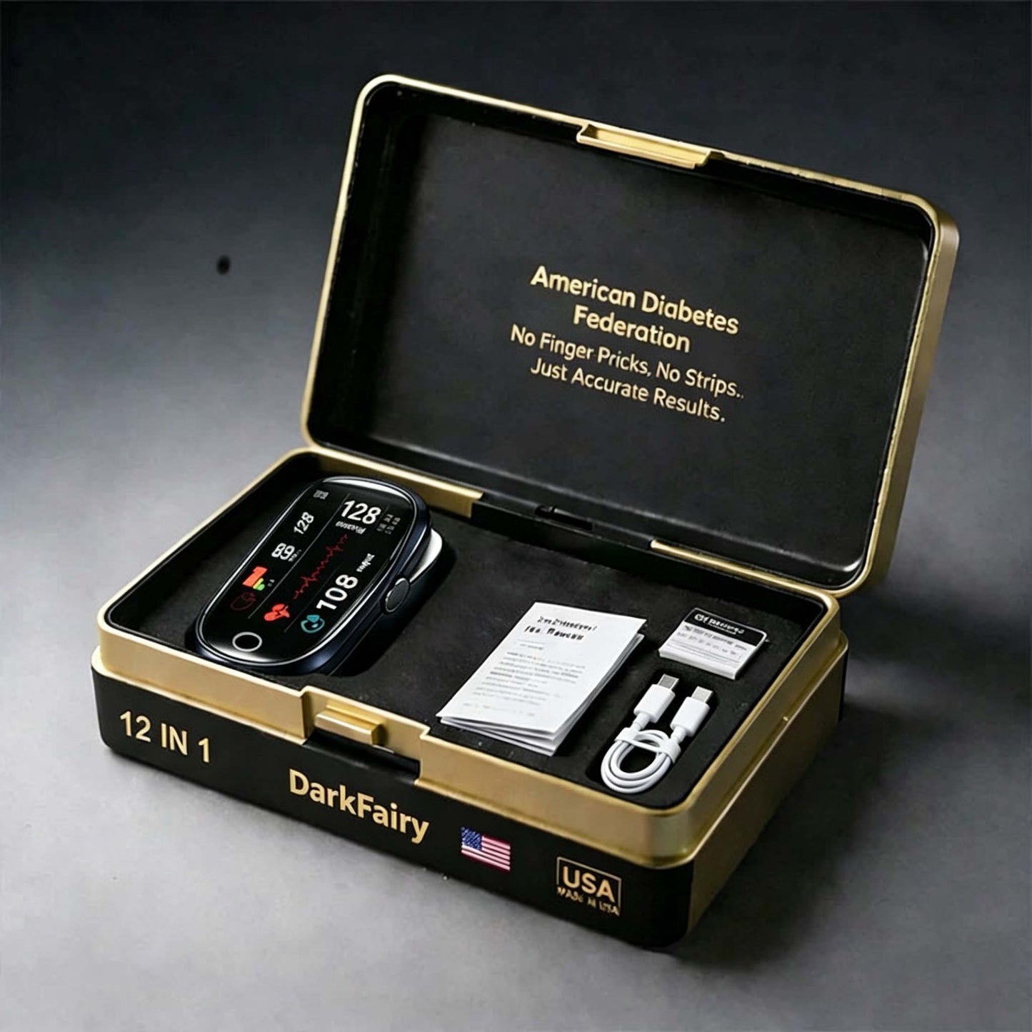 🔥Final 3 Hours – Limited Stock Left🏆Non-Invasive Smart Blood Sugar Tracking Device 99.9% Accuracy (Mayo Clinic Recommended)