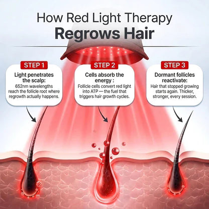 🔥Final 3 Hours – Limited Stock Left🏆Red Light Therapy Cap